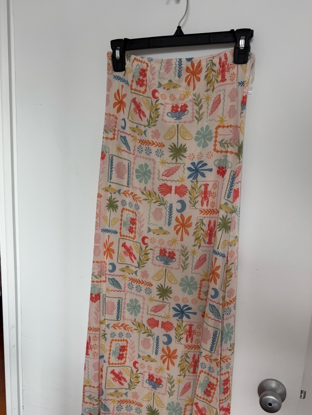 Strapless fitted dress boho